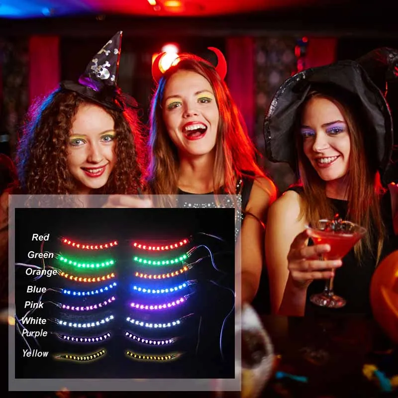 Halloween Party LED Eyelashes
